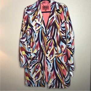 🌺 Missoni for target colorful coat jacket
